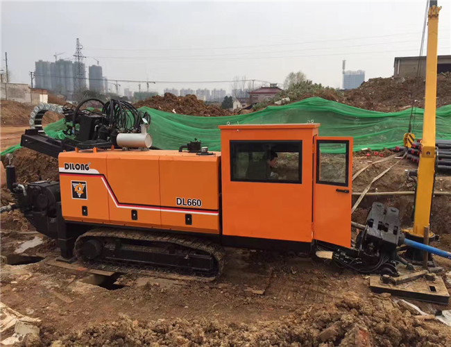 66 Ton Hdd Directional Drilling / Trenchless Boring Machine Ratation Hydraulic System