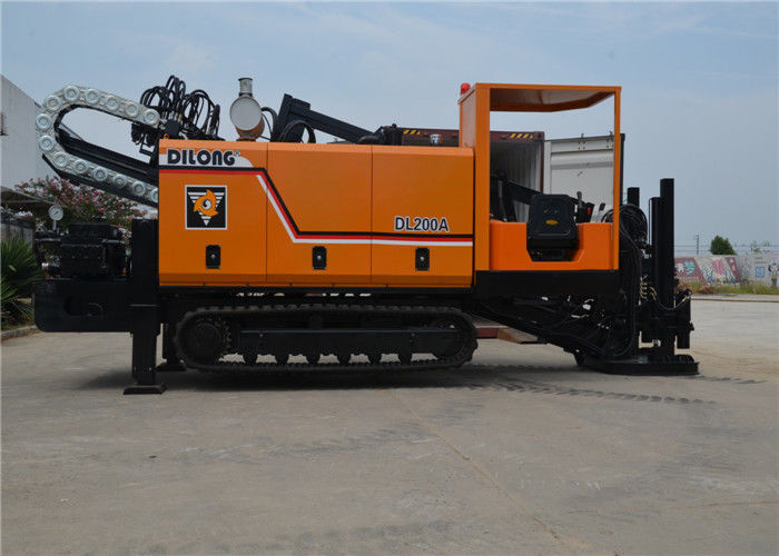 20T Rubber Crawler Type HDD Trenchless Boring Machine DL200A 7.5t