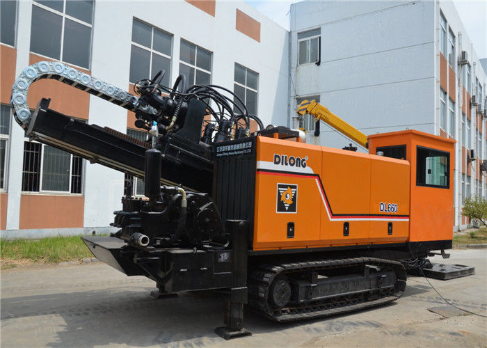 66T Trenchless Horizontal Directional Boring Machine Pipe Pulling HDD Machine DL660